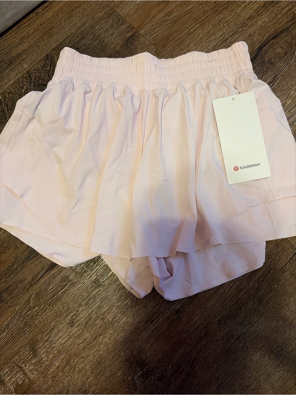 lululemon athletica Light Pink Layered Skort Shorts